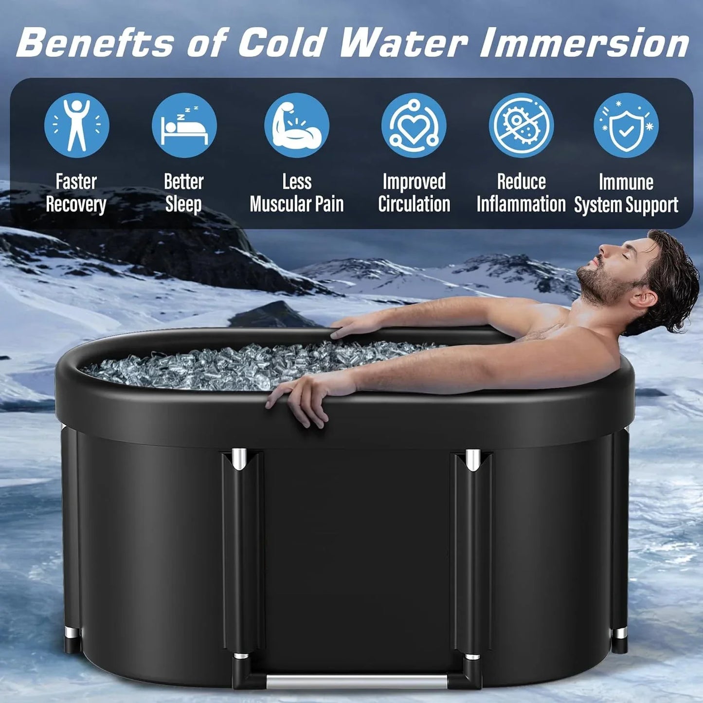 Portable Outdoor Cold Plunge Tub