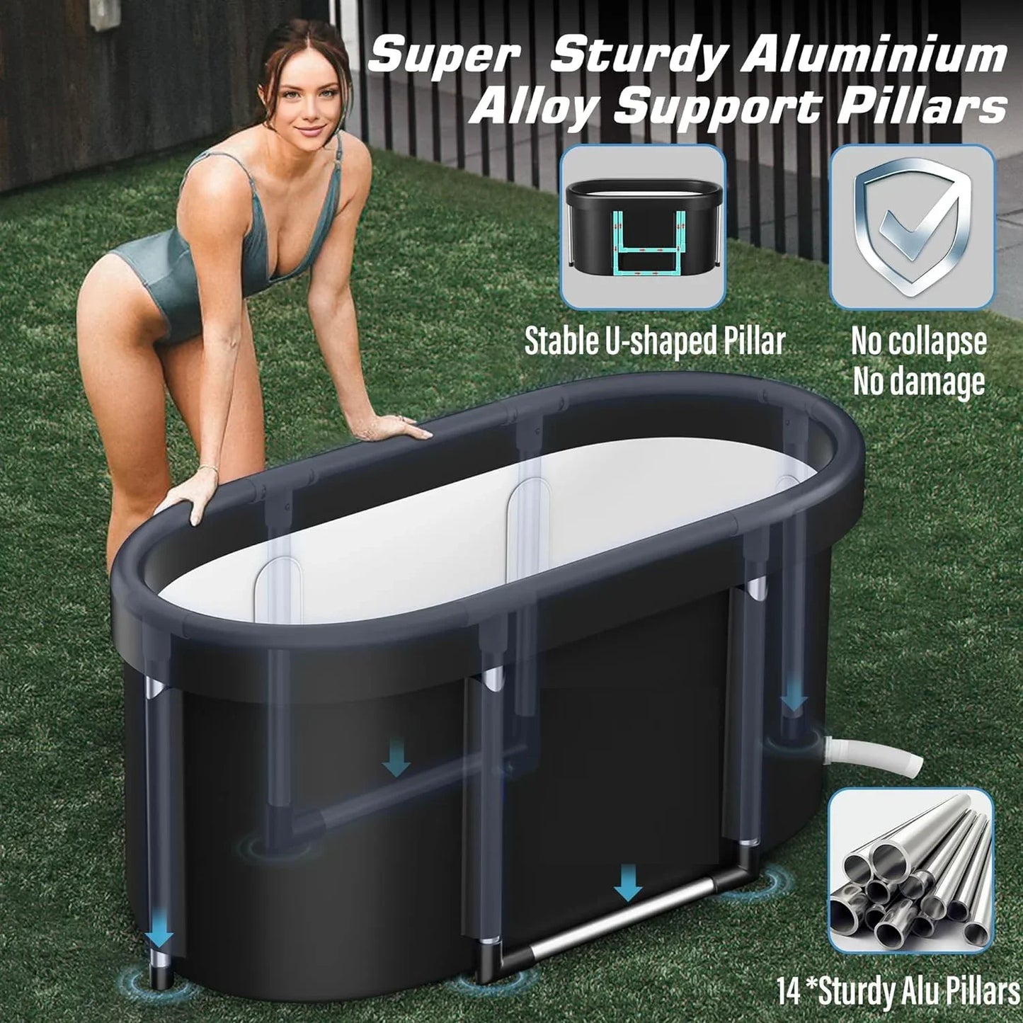 Portable Outdoor Cold Plunge Tub